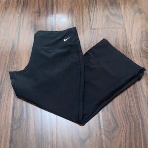 Nike Black Capris Wide Leg